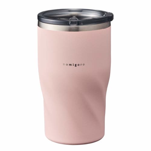 Doshisha Tumbler with Lid, 0.36L, Perfect Drink, Pink, HARMONY