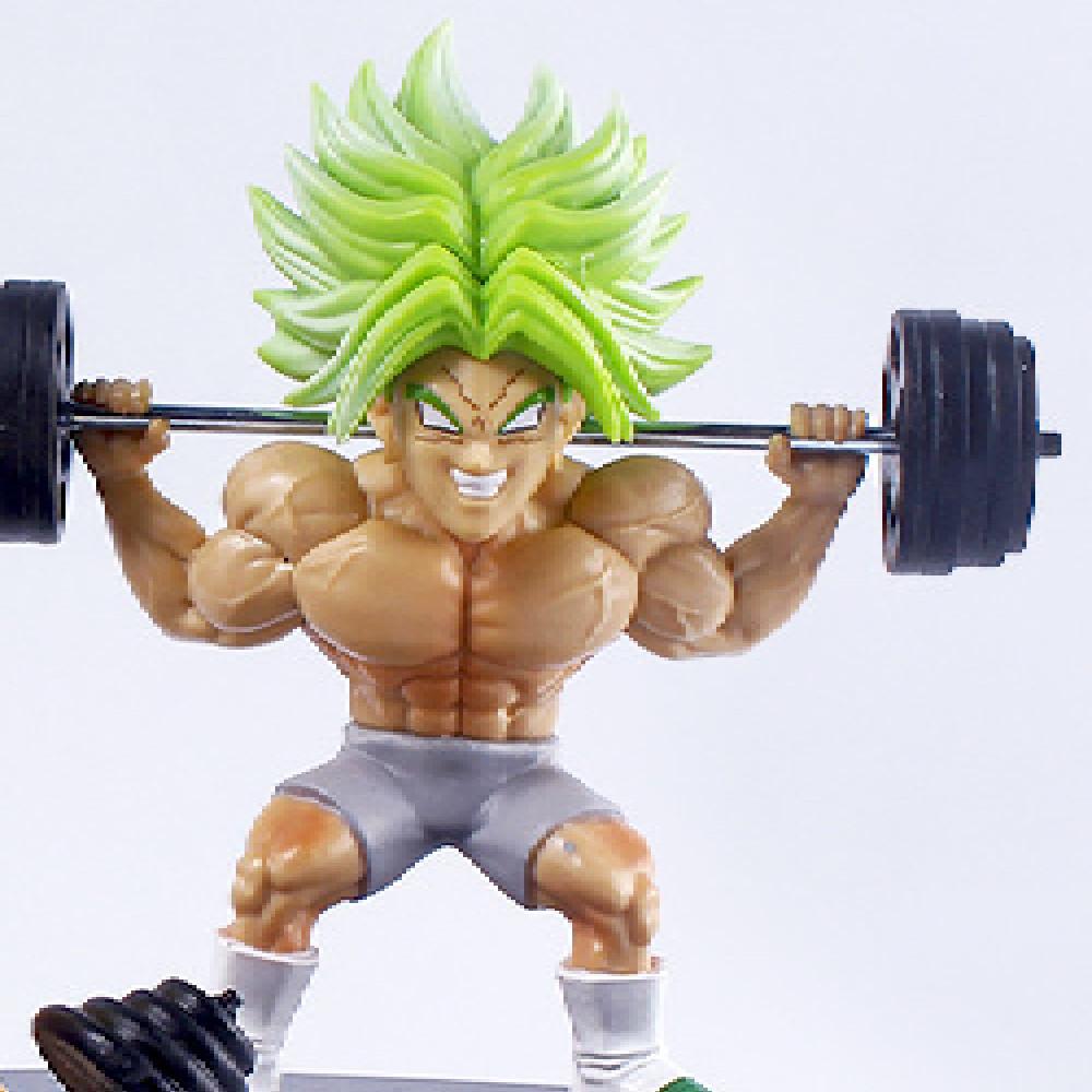 Dragon Ball Anime Peripheral Handicrafts Fitness Muscle Goku Saiyan Model Ornaments Cross-border Wholesale