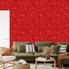 Red and coral glitter wallpaper for living room and bedroom 50x1000