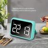 1pc Digital Kitchen Timer, LED Electronic Countdown with Adjustable, Plastic, Battery Operated 3 AAA Not Included, Clear Display for Cooking Learning