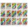 Anime Cards Set Gold Foil Cards Cartoon Game Cards
