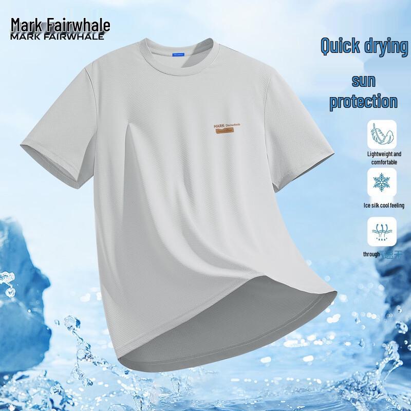 

Mark Fairwhale Men s Quick-Dry Sun Protection Short Sleeve T-Shirt 3XL