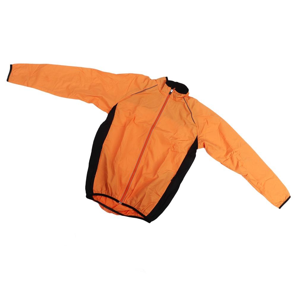 Orange Men Cycling Jacket Windproof Off Road Motorcycle Cycling Jacket Cycling Jacket  Road Cycling