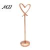 Metal Place Card Stands Hollow Heart Table Number Holder, Love Stand, Reception Display Holder Clip for Photos, Food Signs, Memo Notes, Weddings,