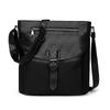 Lightweight Retro Messenger Bag Women's Bag Large Capacity Crossbody Bag PU Shoulder Bag