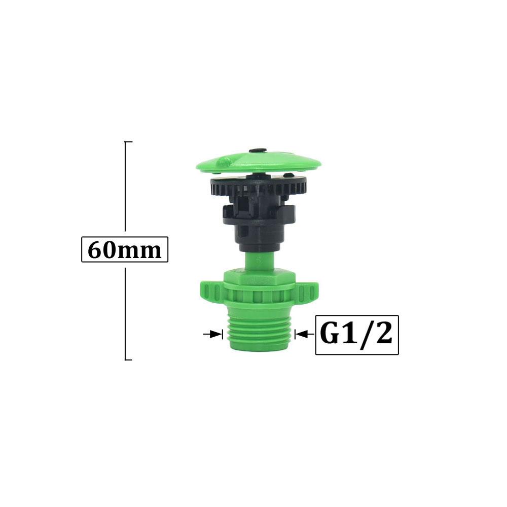 

1/2 Male Thread Automatic Rotating Jet Sprinklers Nozzles For Garden Irrigation Lawn Greenhouse Farm