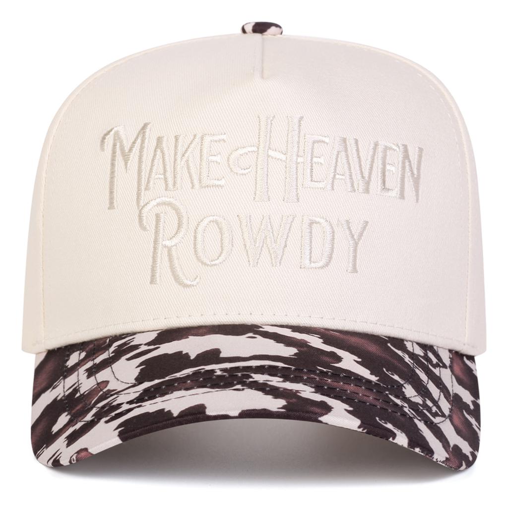 Unisex MAKE HEAVEN ROWDY Letter Embroidery Baseball Caps Spring Autumn Outdoor Adjustable Casual Hats Sunscreen Hat Sports Cap