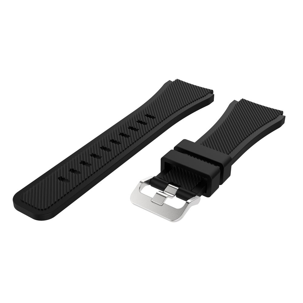 22mm Soft Silicone Sports Watch Strap Wrist Band Replacment for Samsung Gear S3 Frontier/S3 Classic