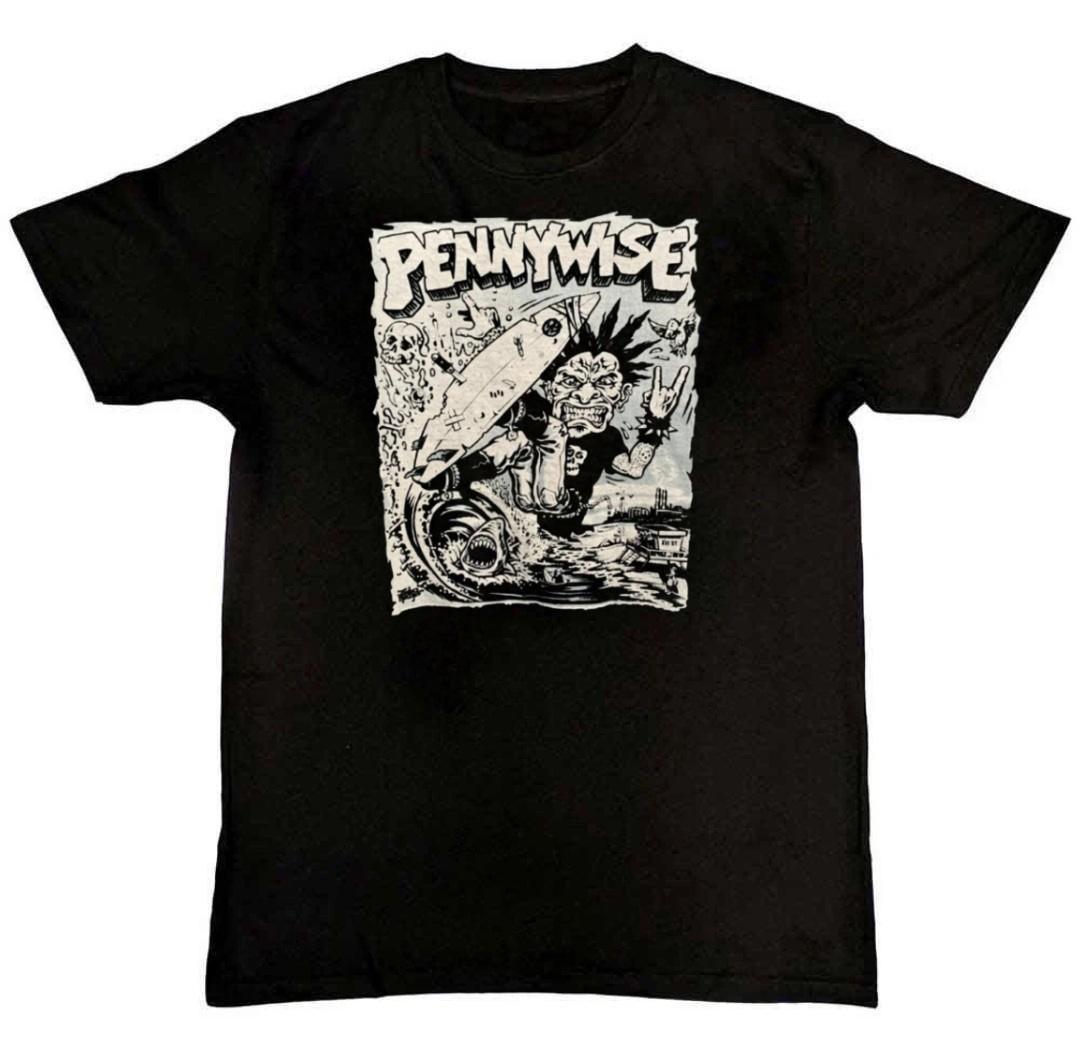 Pennywise Band Poster Music Tour Graphic Print Mens T-Shirt S-4XL M