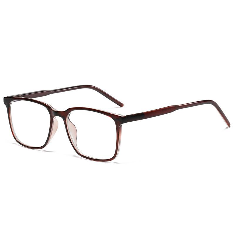 Square Frame Anti-Blue Light Glasses Men Women Classic Black Decorative Glasses Male Female Fashion Daily Use Eyeglasses