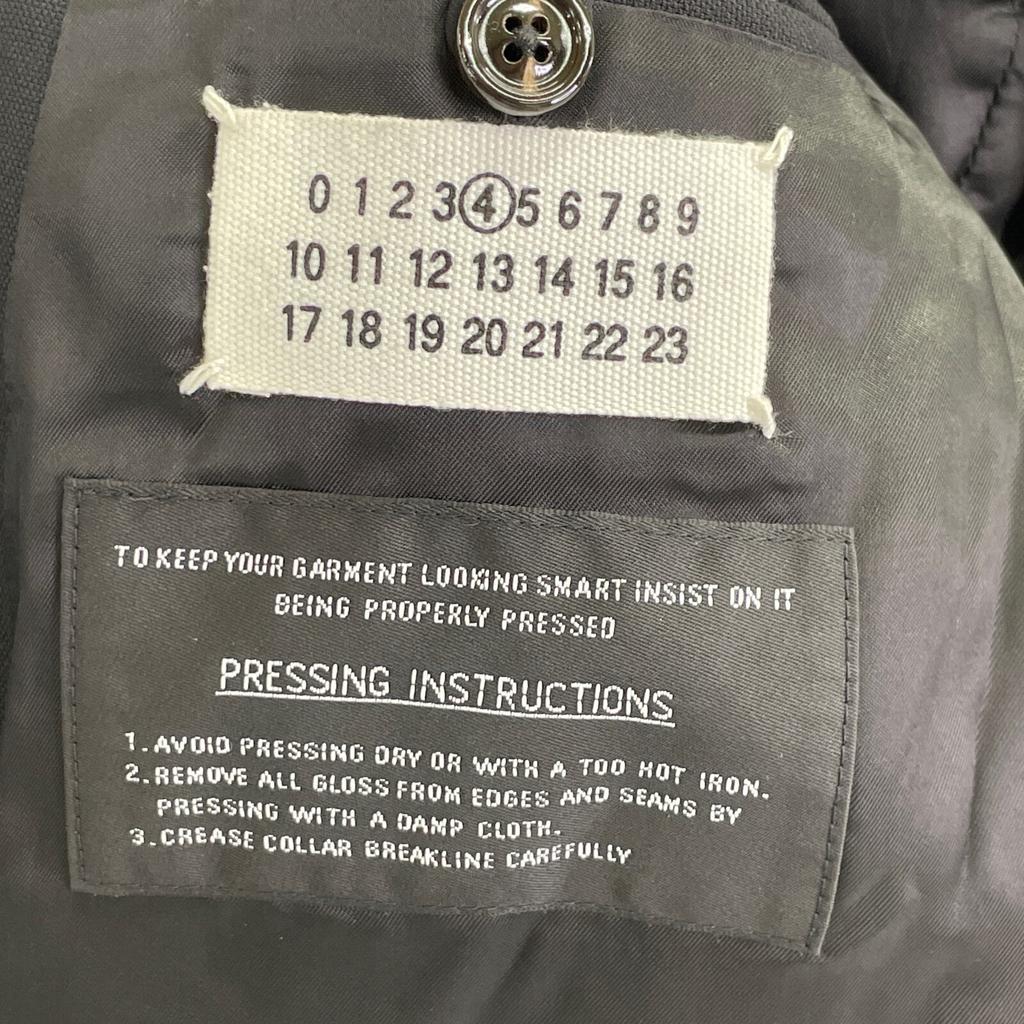 Martin Margiela S31BN0225 Black Tailored Jacket Jacket 38 blackUsed