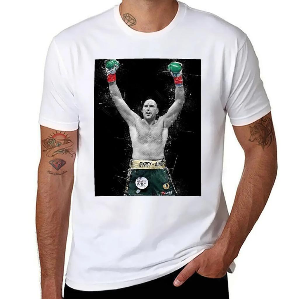 King Tyson Fury T-Shirt Graphic T Shirts Plus Size Tops Graphic Shirts Quick-drying Vintage T Shirt Men