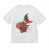 Women's Comfortable Slight Stretch Classic T-Shirt Foliage Abstract Pattern Tee