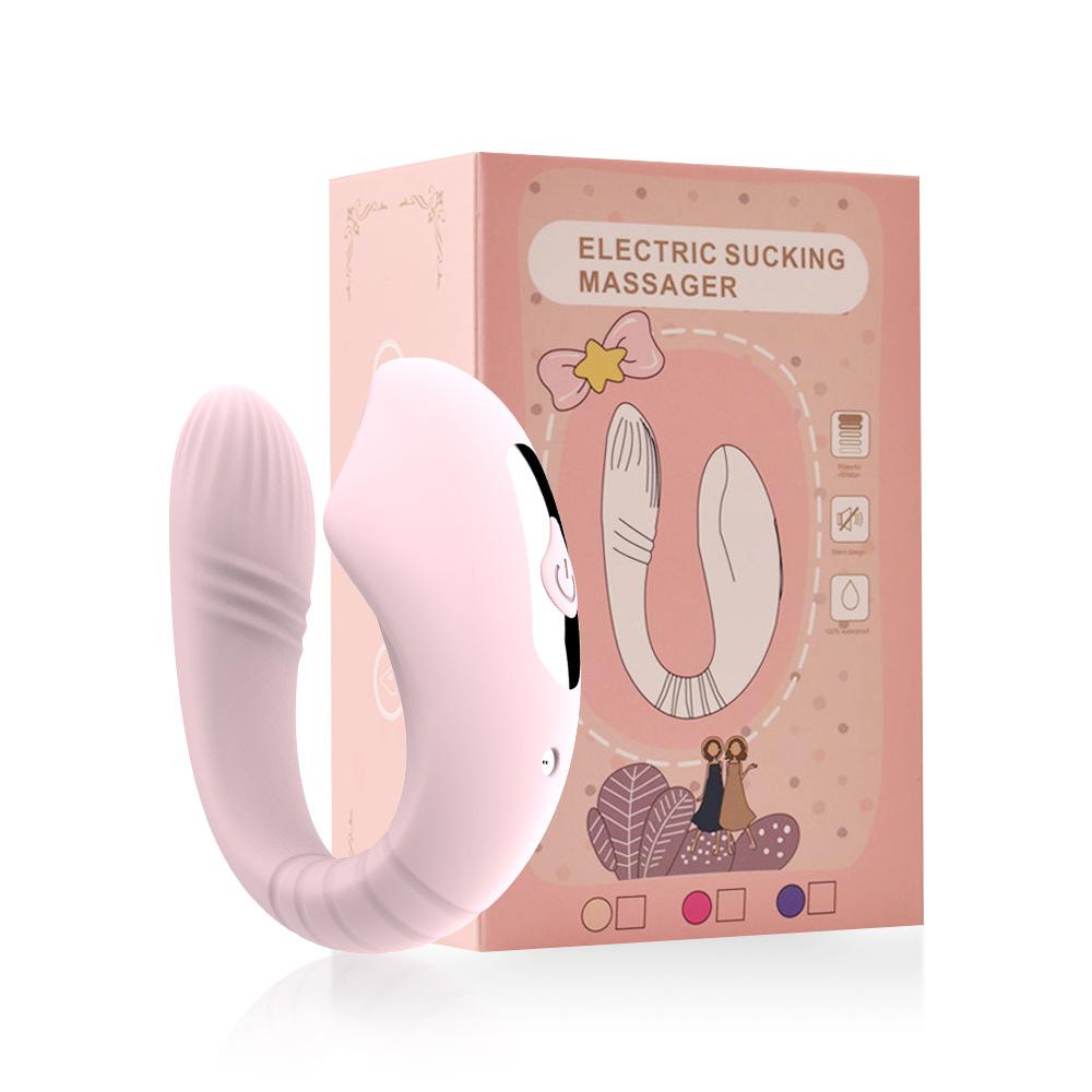Yuna Charging U-Shaped Sucking Wear Vibration-Absorbing Vibrator Female Vibration Masturbation Device Adult Sex Product