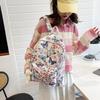 Fashion School Bags Butterfly Print Laptop Rucksack Student Shoulder Bag Large Capacity for Travel for Outdoor Camping