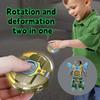 4pcs/bag Silent Deformed Robot Fidget Gyro ABS Fingertip Gyro  Children's Gifts