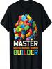 Master Builder Bricks Blocks Play Toys T-Shirt