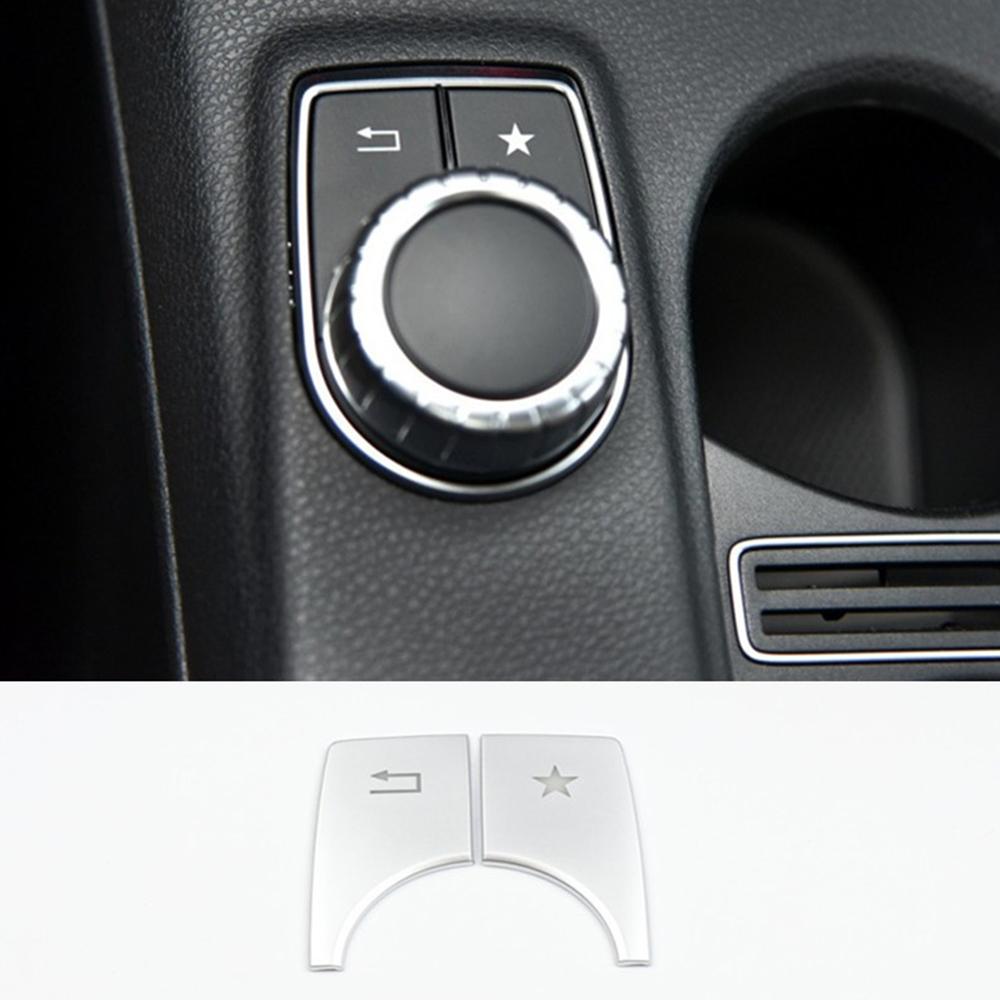 1 Set Multimedia Switch Cover Trims For Mercedes Benz