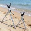 Quick Setups Foldable Fishing Rod Holder Make Of Rustproof Aluminum Perfect For Lake River Ocean Universal Rod Brackets