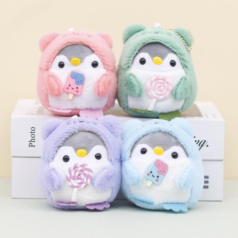 Cute Plush Penguin Keychain By Huhu Bear