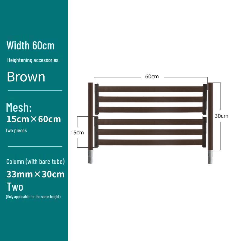 Outdoor Garden Courtyard Picket Fence & Climbing Frame