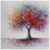 Large Square Art Framed Panel Pop Modern Wall Interior Decoration Panel, Trees, Nature, W60cm, H60cm, Framed, Painting, Canvas, Art, Art, Art,