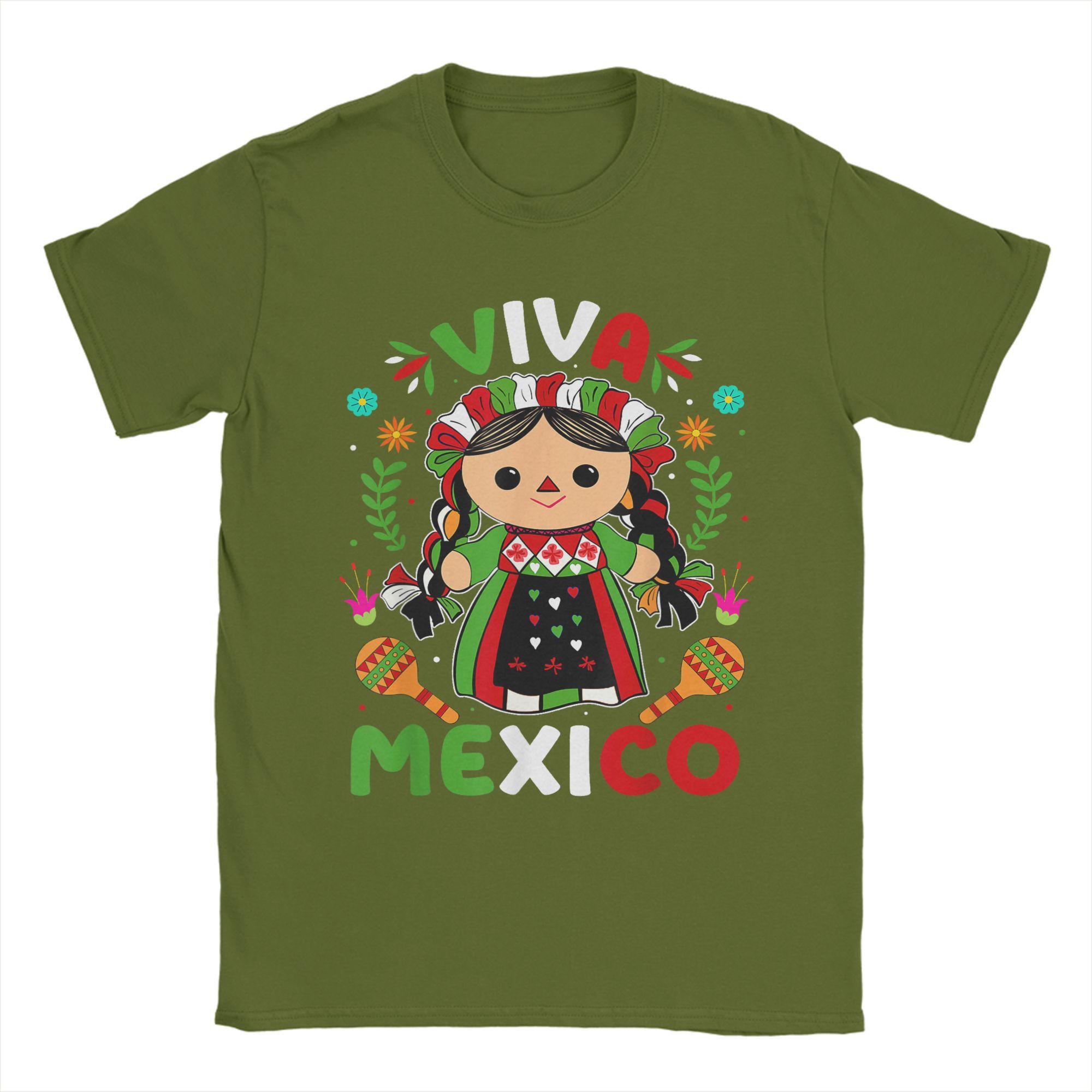 Viva Mexico Футболки к Дню Независимости Мексики Женские Девичьи Летние Футболки Для Мужчин Футболка С Коротким Рукавом Одежда 4XL