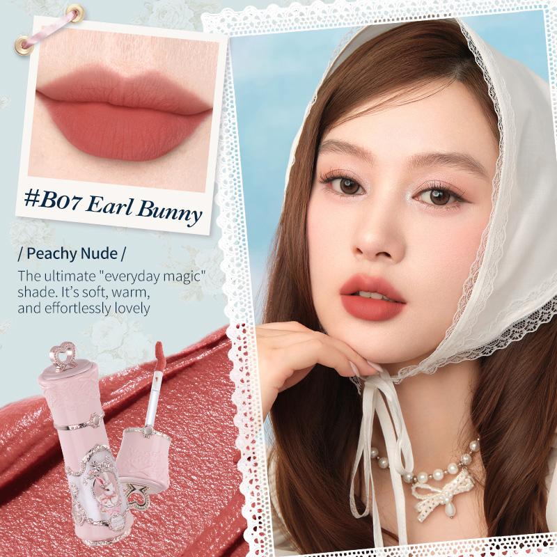 Flower Knows Make-up Bunny Garden Collectie Cloud Lip Crème Mat Fluweelachtige Lippenstift Koreaanse Lip Tint