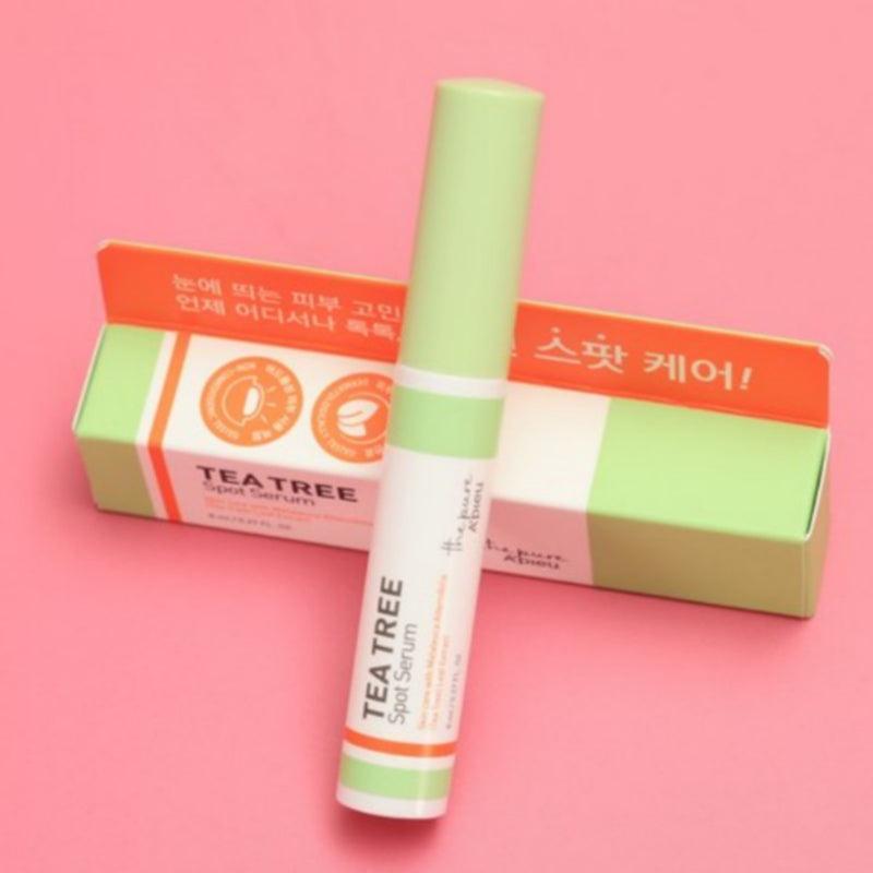 

A PIEU Сыворотка для точечного нанесения Pure Tea Tree 8 мл / Легкая, Быстровпитывающаяся, Увлажняющая, Корейская косметика, K-beauty