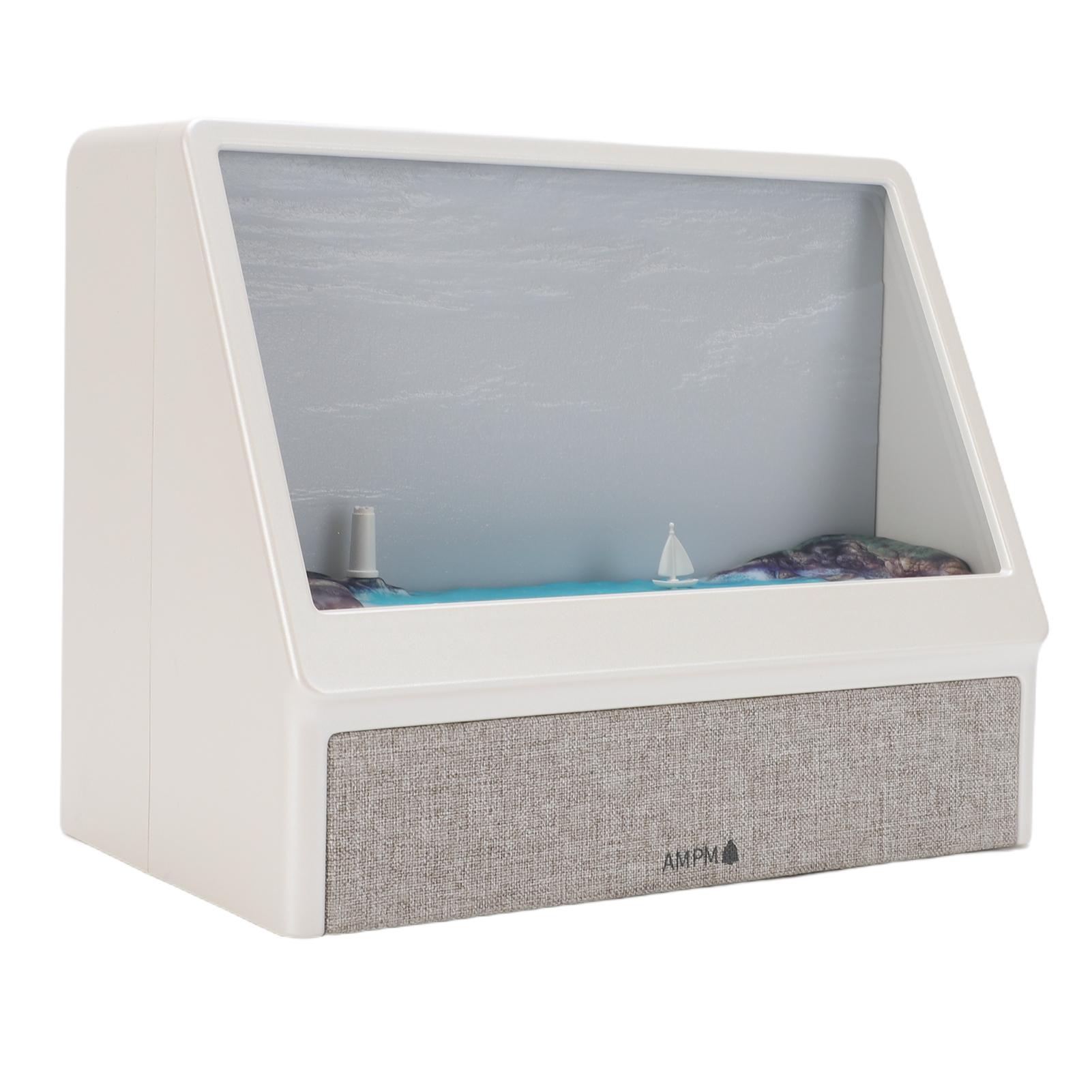 Sunrise Alarm Clock Night Light Remote Control 3D Realistic Sunrise Clock with Bluetooth Speaker White Noise Machine
