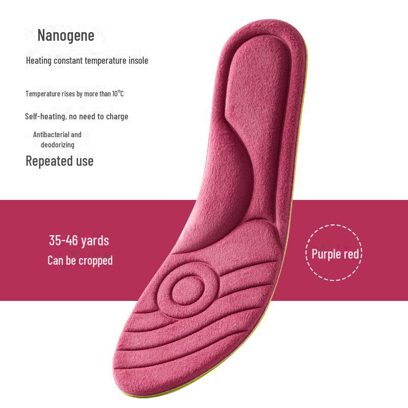 

Самонагревающиеся стельки Nano: Теплые зимние спортивные стельки для мужчин и женщин Size 41-42