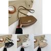 Stylish Pu Leather Saddle Bag For Women Casual Trendy Crossbody Shoulder Bag