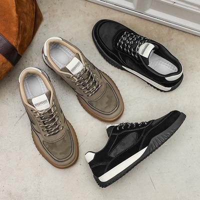 22 Autumn New Forrest Gump Shoes Leather Comfortable Casual Shoes Sports Style Moral Training Shoes
