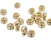 Electroplated CCB Metal Heart, Butterfly, and Clover Spacer Beads for Bracelets.