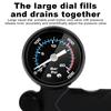 300PSI MTB Bike Shock Pump with Gauge Bike Air Shock Absorber High Pressure Portable Cycling Inflator for Fork & Rear Suspension