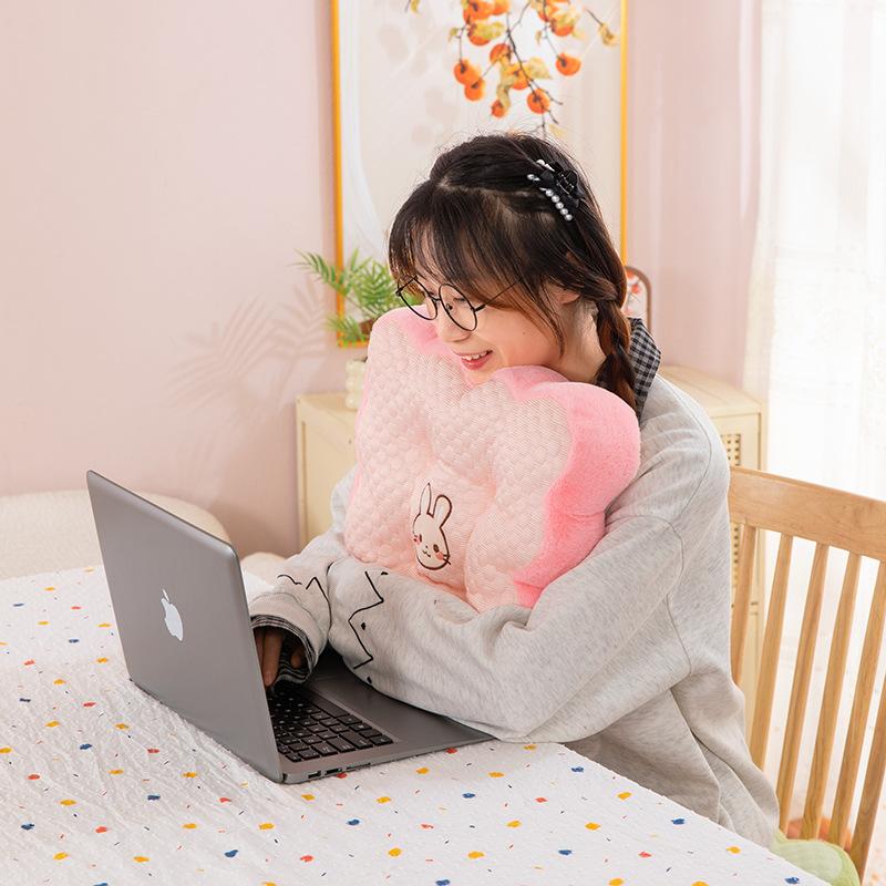New Ice Doudou Cushion Sofa Office Seat Ice Silk Seat Cushion Pillow Home Bay Window Futon Fart Cushion