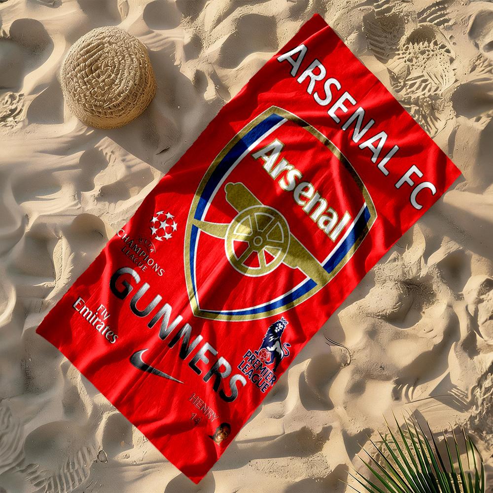 Arsenal Football Player Beach Towel Super Soft & Absorbent Comfortable Lightweight Suitable for Swimming, Gym, Camping, Yoga Vacation