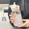 500ml Hello Kitty Brčko Kelímek Roztomilý Přenosný Plastový Kelímek Jednoduchý Studentský Dvojitý Kelímek na Pití Sportovní Nepropustný Kelímek na Vodu Dárek pro Dívky
