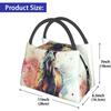 Watercolor Horse Lunch Bag Tote Bag Lunch Bag for Men Women Lunch Box Reusable Insulated Lunch Container Work Pinic or Travel