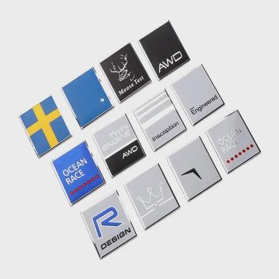 Aluminium 3D T5 T6 R DESIGN Polestar Emblem Schweden Krone Abzeichen Aufkleber Aufkleber für XC60 XC90 XC40 V40 V60 V90 S60 S90 S80
