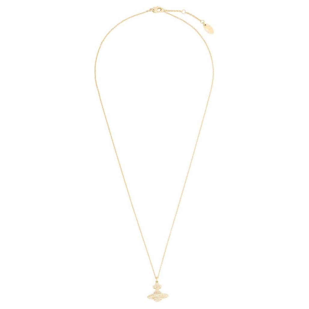 

Vivienne Westwood Grace Small Saturn Pendant Solid Design Necklace Women necklace Gold 6302009102R114CN Basic Packaging-Dust Bag+Box