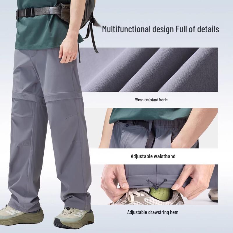 Camel Men's Outdoor Quick-Dry Convertible Hiking Pants