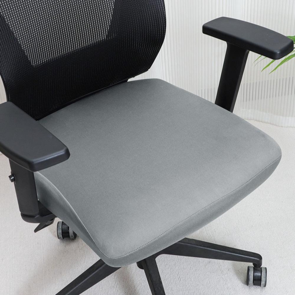 Fashion Removable Office Chair Seat Covers Stretch Solid Color Chair Dustproof Cover Washable Chair Cover Home