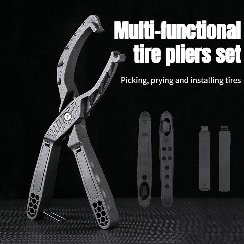Bicycle Tire Levers Tire Pliers Tyre Remover Clamp Mountain Bike Repair Tool чёрный