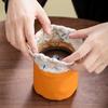 Leder Outdoor Reise Teegeschirr Aufbewahrungstasche Teegeschirr Zuhause Chinesische Teetasse Geschenkpaket Schmuck Teetasse Kordelzugtasche 2025 Neu