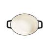 Oval Casserole - LIVOO - MEP129N - 4.5 L - Enameled Cast Iron - Lid with Nubs - All Stovetops - 29 X 22 Cm