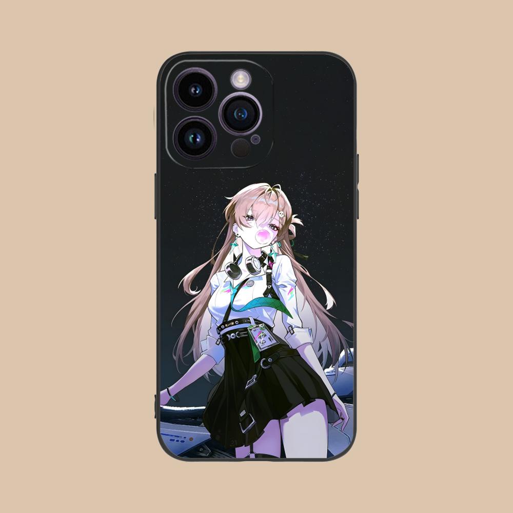 Wuthering Waves Lynae Telefoonhoesje voor iPhone 17 16 15 14 13 12 11 X XR XS 8 7 Air Pro Max Plus Mini Kleurrijke Cover Luxe Mooi