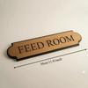 Custom Engraved Rustic Wooden Door Sign Personalized Text Name Plaque Farm Stable Tack Room Barn Front Wall Hanging Decor