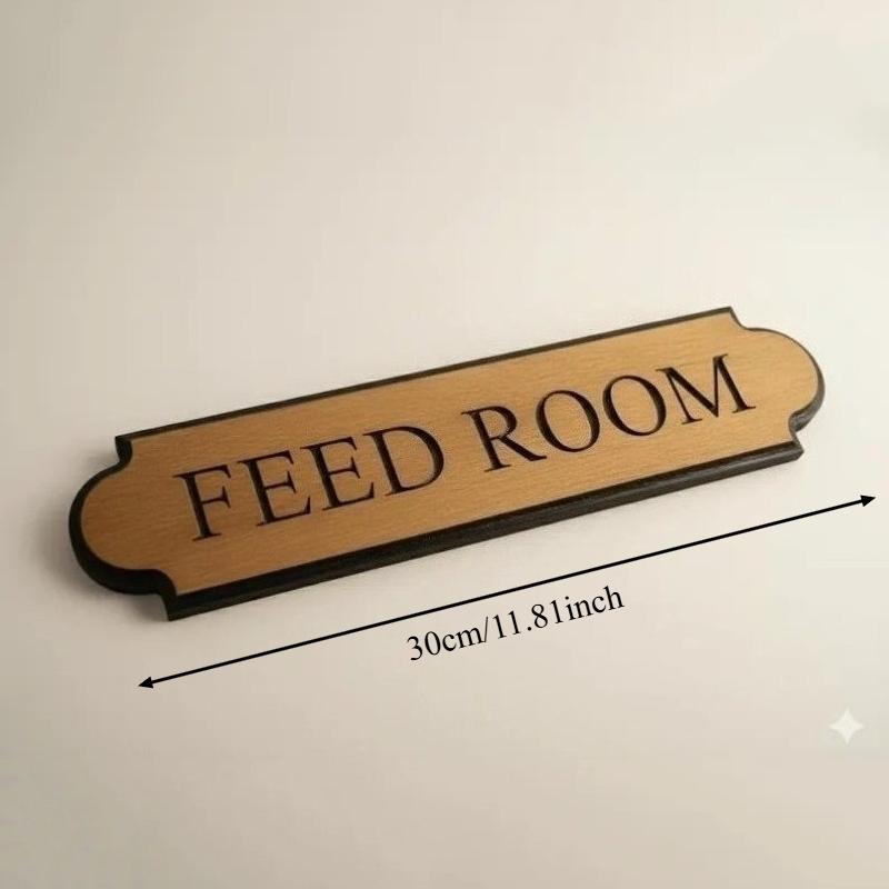 Custom Engraved Rustic Wooden Door Sign Personalized Text Name Plaque Farm Stable Tack Room Barn Front Wall Hanging Decor