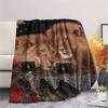Tiger Print Flannel Blanket, High Quality Comfortable for All Seasons, Home Decor, Warmth and Comfort, Perfect for Christmas Gifts
